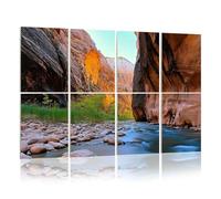 8 Pack Acoustic Foam Panels Sound Proofing Panels Canyoneering Zions National Park Acoustic Wall Panel Soundproofing for Livingroom Nursery Room 48"x32" Home Decor