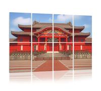 8 Pack Acoustic Foam Panels Sound Proofing Panels castle naha okinawa japan japaneses Acoustic Wall Panel Soundproofing for Livingroom Nursery Room 48"x32" Home Decor
