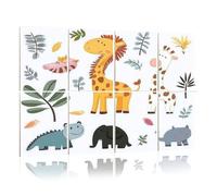 8 Pack Acoustic Foam Panels Sound Proofing Panels Cute seamless animals elephant dangerous Acoustic Wall Panel Soundproofing for Livingroom Nursery Room 48"x32" Home Decor