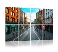 8 Pack Acoustic Foam Panels Sound Proofing Panels Empty Streets Dublin City centre Dublin Ireland Acoustic Wall Panel Soundproofing for Livingroom Nursery Room 48"x32" Home Decor