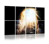 8 Pack Acoustic Foam Panels Sound Proofing Panels Empty tomb Easter resurrection Christ rocky cave Acoustic Wall Panel Soundproofing for Livingroom Nursery Room 48"x32" Home Decor