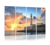 8 Pack Acoustic Foam Panels Sound Proofing Panels Faro Castillo del Morro lighthouse located Havana Cuba Acoustic Wall Panel Soundproofing for Livingroom Nursery Room 48"x32" Home Decor