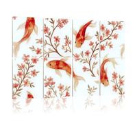 8 Pack Acoustic Foam Panels Sound Proofing Panels floral drawn fish Acoustic Wall Panel Soundproofing for Livingroom Nursery Room 48"x32" Home Decor