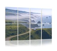 8 Pack Acoustic Foam Panels Sound Proofing Panels Foggy morning Bodega Bay Sonoma County California s Pacific Acoustic Wall Panel Soundproofing for Livingroom Nursery Room 48"x32" Home Decor