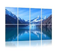 8 Pack Acoustic Foam Panels Sound Proofing Panels Glacier Bay National Park Preserve Alaska Acoustic Wall Panel Soundproofing for Livingroom Nursery Room 48"x32" Home Decor