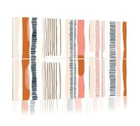 8 Pack Acoustic Foam Panels Sound Proofing Panels Hand drawn whimsical textured organic vertical lines stripes Acoustic Wall Panel Soundproofing for Livingroom Nursery Room 48"x32" Home Decor