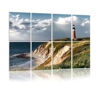 8 Pack Acoustic Foam Panels Sound Proofing Panels Head Light Aquinnah Cliffs Martha s Vineyard Acoustic Wall Panel Soundproofing for Livingroom Nursery Room 48"x32" Home Decor