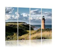 8 Pack Acoustic Foam Panels Sound Proofing Panels Head Light Aquinnah Cliffs Martha s Vineyard Acoustic Wall Panel Soundproofing for Livingroom Nursery Room 48"x32" Home Decor