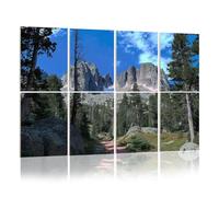 8 Pack Acoustic Foam Panels Sound Proofing Panels Hiking Rocky Mountains Colorado Acoustic Wall Panel Soundproofing for Livingroom Nursery Room 48"x32" Home Decor