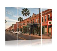 8 Pack Acoustic Foam Panels Sound Proofing Panels historical ybor city tampa bay florida cigars pictures Acoustic Wall Panel Soundproofing for Livingroom Nursery Room 48"x32" Home Decor