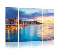 8 Pack Acoustic Foam Panels Sound Proofing Panels Honolulu Hawaii Acoustic Wall Panel Soundproofing for Livingroom Nursery Room 48"x32" Home Decor
