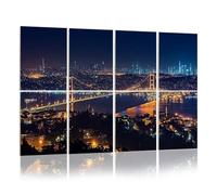 8 Pack Acoustic Foam Panels Sound Proofing Panels Istanbul Bosphorus Acoustic Wall Panel Soundproofing for Livingroom Nursery Room 48"x32" Home Decor