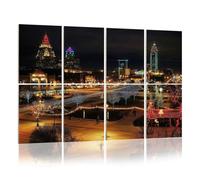8 Pack Acoustic Foam Panels Sound Proofing Panels Kansas City Country Club Plaza Lights Acoustic Wall Panel Soundproofing for Livingroom Nursery Room 48"x32" Home Decor