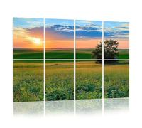 8 Pack Acoustic Foam Panels Sound Proofing Panels kansas sunset flint hills four seasons pictures royalty Acoustic Wall Panel Soundproofing for Livingroom Nursery Room 48"x32" Home Decor