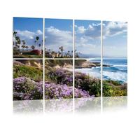 8 Pack Acoustic Foam Panels Sound Proofing Panels La Jolla Southern California United States America Acoustic Wall Panel Soundproofing for Livingroom Nursery Room 48"x32" Home Decor