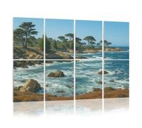 8 Pack Acoustic Foam Panels Sound Proofing Panels Lovers Point Pacific Grove California Acoustic Wall Panel Soundproofing for Livingroom Nursery Room 48"x32" Home Decor
