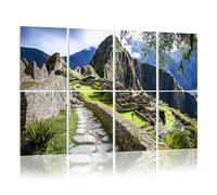 8 Pack Acoustic Foam Panels Sound Proofing Panels Machu Picchu Peru Acoustic Wall Panel Soundproofing for Livingroom Nursery Room 48"x32" Home Decor
