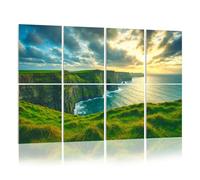 8 Pack Acoustic Foam Panels Sound Proofing Panels Magnificent Cliffs Moher Ireland winter Acoustic Wall Panel Soundproofing for Livingroom Nursery Room 48"x32" Home Decor