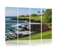 8 Pack Acoustic Foam Panels Sound Proofing Panels mauna kea coastline beach pictures royalty free photos Acoustic Wall Panel Soundproofing for Livingroom Nursery Room 48"x32" Home Decor