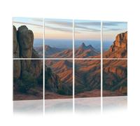 8 Pack Acoustic Foam Panels Sound Proofing Panels Northeast rim Chisos Mountains Big Bend National Park Acoustic Wall Panel Soundproofing for Livingroom Nursery Room 48"x32" Home Decor