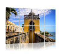 8 Pack Acoustic Foam Panels Sound Proofing Panels old san juan lookout tower puerto rico pictures royalty free Acoustic Wall Panel Soundproofing for Livingroom Nursery Room 48"x32" Home Decor