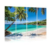 8 Pack Acoustic Foam Panels Sound Proofing Panels Paradise sandy beach coco palm Acoustic Wall Panel Soundproofing for Livingroom Nursery Room 48"x32" Home Decor