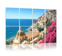 8 Pack Acoustic Foam Panels Sound Proofing Panels Positano resort Italy Acoustic Wall Panel Soundproofing for Livingroom Nursery Room 48"x32" Home Decor