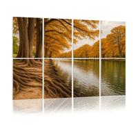 8 Pack Acoustic Foam Panels Sound Proofing Panels riverbank river garner state park texas river bank Acoustic Wall Panel Soundproofing for Livingroom Nursery Room 48"x32" Home Decor