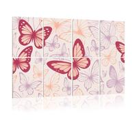 8 Pack Acoustic Foam Panels Sound Proofing Panels Seamless hand drawn butterflies seamless Acoustic Wall Panel Soundproofing for Livingroom Nursery Room 48"x32" Home Decor