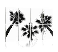 8 Pack Acoustic Foam Panels Sound Proofing Panels Three coco palm trees Exotic island Acoustic Wall Panel Soundproofing for Livingroom Nursery Room 48"x32" Home Decor