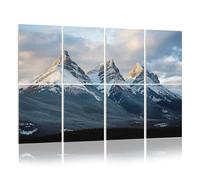 8 Pack Acoustic Foam Panels Sound Proofing Panels Three Sisters Mountains Canmore Acoustic Wall Panel Soundproofing for Livingroom Nursery Room 48"x32" Home Decor