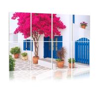 8 Pack Acoustic Foam Panels Sound Proofing Panels Traditional greek village Paros island Greece Acoustic Wall Panel Soundproofing for Livingroom Nursery Room 48"x32" Home Decor