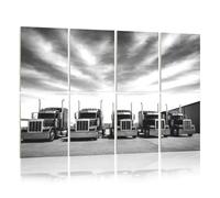 8 Pack Acoustic Foam Panels Sound Proofing Panels Trucks Convoy California White Acoustic Wall Panel Soundproofing for Livingroom Nursery Room 48"x32" Home Decor