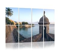 8 Pack Acoustic Foam Panels Sound Proofing Panels turret along old san juan wall puerto rico puerto ricos Acoustic Wall Panel Soundproofing for Livingroom Nursery Room 48"x32" Home Decor