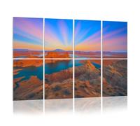 8 Pack Acoustic Foam Panels Sound Proofing Panels Twilight landscape Lake Powell Acoustic Wall Panel Soundproofing for Livingroom Nursery Room Decor