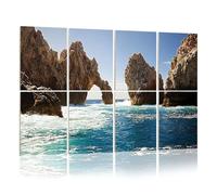 8 Pack Acoustic Foam Panels Sound Proofing Panels Unique jagged arch Lands End Cabo San Lucas Mexico Acoustic Wall Panel Soundproofing for Livingroom Nursery Room 48"x32" Home Decor
