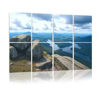8 Pack Acoustic Foam Panels Sound Proofing Panels View Lake Placid From Whiteface Mountain Adirondacks Acoustic Wall Panel Soundproofing for Livingroom Nursery Room Decor
