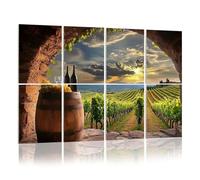 8 Pack Acoustic Foam Panels Sound Proofing Panels vine landscape wine still life tuscany italy wine Acoustic Wall Panel Soundproofing for Livingroom Nursery Room 48"x32" Home Decor