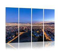 8 Pack Acoustic Foam Panels Sound Proofing San Francisco cityscape sunrse Acoustic Wall Panel Soundproofing for Livingroom Nursery Room 120x80cm Home Decor