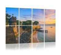 8 Pack Acoustic Foam Panels Sound Proofing san juan puerto rico historic architecture Acoustic Wall Panel Soundproofing for Livingroom Nursery Room 120x80cm Home Decor