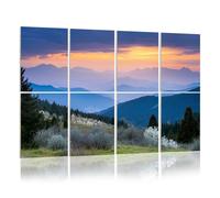 8 Pack Acoustic Foam Panels Sound Proofing Scenic Blue Ridge Parkway Appalachians Smoky Mountains Acoustic Wall Panel Soundproofing for Livingroom Nursery Room 120x80cm Home Decor