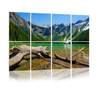 8 Pack Acoustic Foam Panels Sound Proofing Scenic mountain views Avalanche Lake Glacier National Park Montana Acoustic Wall Panel Soundproofing for Livingroom Nursery Room 120x80cm Home Decor