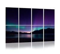 8 Pack Acoustic Foam Panels Sound Proofing Southern Lights Lake Te Anau Acoustic Wall Panel Soundproofing for Livingroom Nursery Room 120x80cm Home Decor
