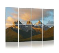 8 Pack Acoustic Foam Panels Sound Proofing Three Sisters Mountains Canmore Acoustic Wall Panel Soundproofing for Livingroom Nursery Room 120x80cm Home Decor
