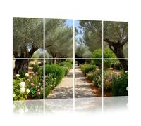 8 Pack Acoustic Panels Sound Proofing ancient well kept Garden Gethsemane Acoustic Wall Panel Soundproofing for Livingroom Nursery Room 120x80cm Home Decor