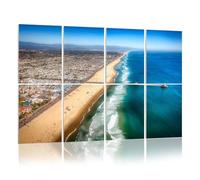 8 Pack Acoustic Panels Sound Proofing Beach California From Acoustic Wall Panel Soundproofing for Livingroom Nursery Room 120x80cm Home Decor