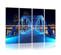 8 Pack Acoustic Panels Sound Proofing Blue Bridge Grand Rapids Michigan lit up night Acoustic Wall Panel Soundproofing for Livingroom Nursery Room 120x80cm Home Decor