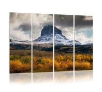 8 Pack Acoustic Panels Sound Proofing Chief Mountain Autumn Glacier National Park Montana Acoustic Wall Panel Soundproofing for Livingroom Nursery Room 120x80cm Home Decor