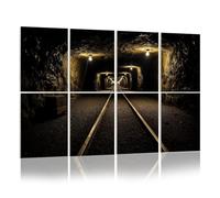 8 Pack Acoustic Panels Sound Proofing Coal Mine Pennsilvanyam Carbon County Acoustic Wall Panel Soundproofing for Livingroom Nursery Room 120x80cm Home Decor