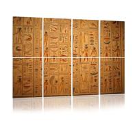 8 Pack Acoustic Panels Sound Proofing Detail Egyptian hieroglyphs Luxor Acoustic Wall Panel Soundproofing for Livingroom Nursery Room 120x80cm Home Decor